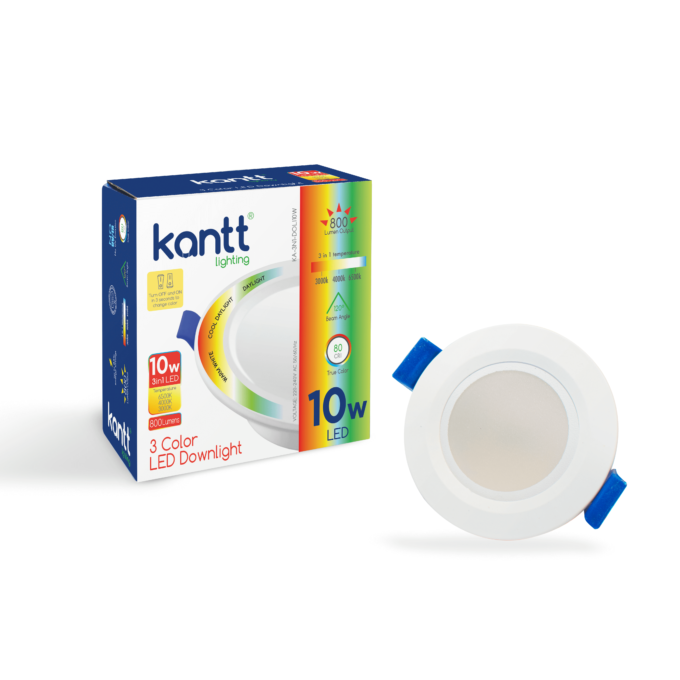 KA-3N1-DOLI10W 3 Color Slim Downlight 10W