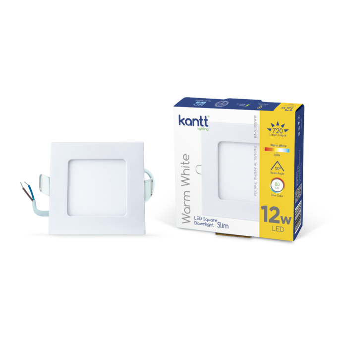 KA-SLDS12WW Slim Square 12W