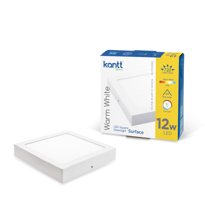 KA-SFDS12WW Surface Square 12W